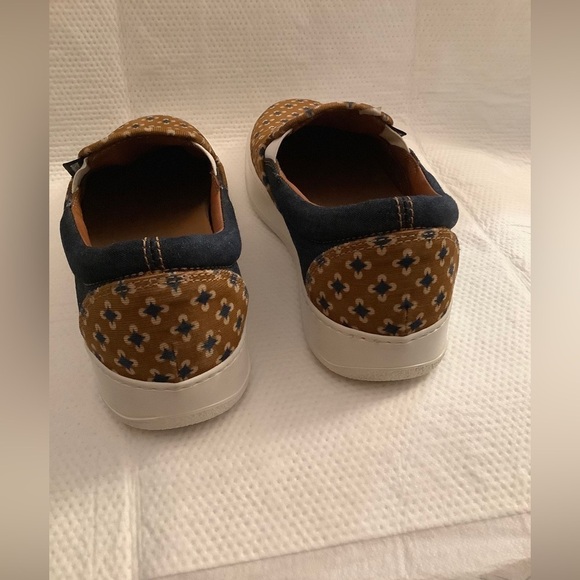 DSQUARED2 Canvas / Denim Brown & Navy Slip On Sneaker Mens 41 EU-8 US RARE H2F‍‍ - Picture 3 of 11